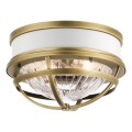 Quintiesse - laelamp TOLLIS 2xE27/40W/230V Ø 30,5 cm kuldne