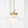 Quintiesse - Laelamp vardaga SAUCER M 1xE27/40W/230V läbimõõt 36,6 cm kuldne