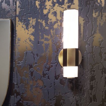 Quintiesse - LED vannitoa seinavalgusti FACET LED/12W/230V IP44 kuldne