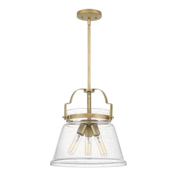 Quintiesse - Lühter varrega WIMBERLEY 3xE27/60W/230V läbimõõt 35,6 cm kuldne