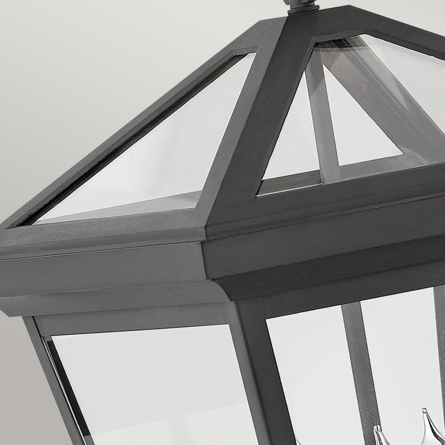 Quintiesse - Välisseinale kinnitatav seinavalgusti ALFORD L 3xE14/40W/230V IP44 must