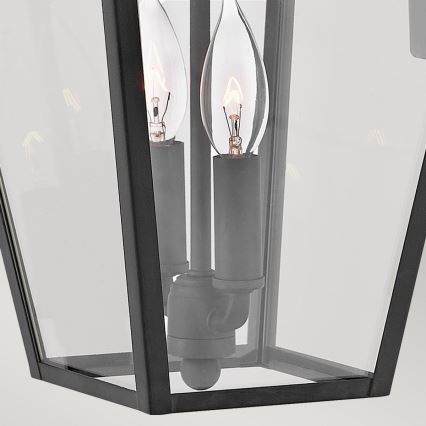 Quintiesse - Välisseinale kinnitatav seinavalgusti ALFORD M 2xE14/40W/230V IP44 must