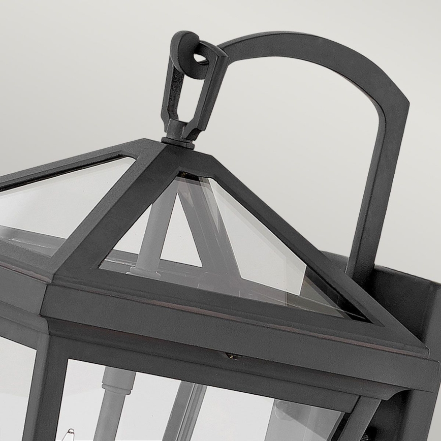 Quintiesse - Välisseinavalgusti ALFORD S 2xE14/40W/230V IP44 must