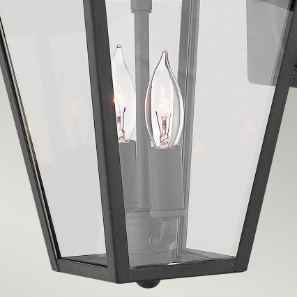 Quintiesse - Välisseinavalgusti ALFORD S 2xE14/40W/230V IP44 must