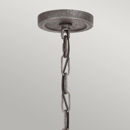 Quintiesse - Ketiga ripplühter ANGELO 9xE27/60W/230V tammeviimistlus