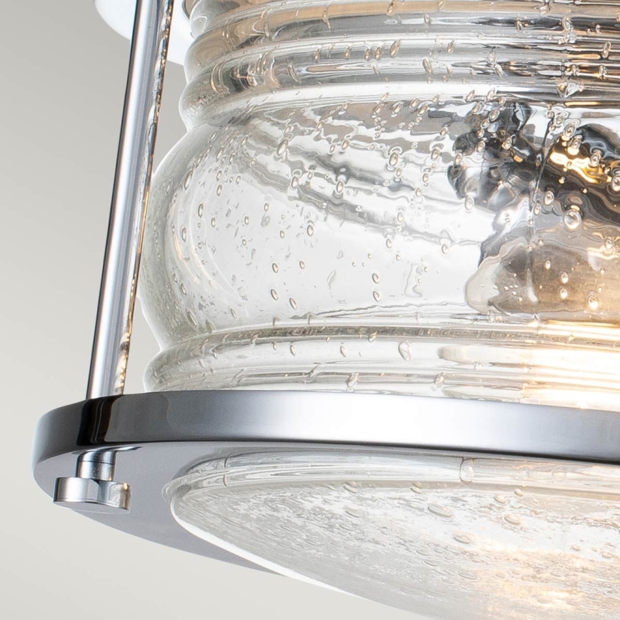 Quintiesse - Vannitoa laelamp ASHLAND 2xE27/60W/230V läbimõõt 30,5 cm IP44 läikiv kroom