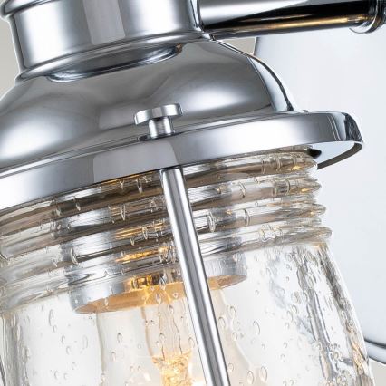 Quintiesse - välisseinavalgusti ASHLAND BAY 1xE27/60W/230V IP44 läikiv kroom