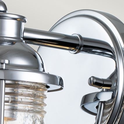 Quintiesse - välisseinavalgusti ASHLAND BAY 1xE27/60W/230V IP44 läikiv kroom