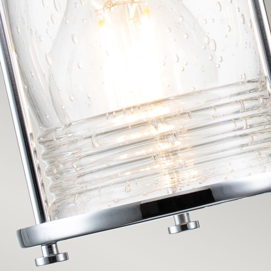 Quintiesse - Välisseinale mõeldud seinavalgusti ASHLAND BAY 2xE27/60W/230V IP44 läikiv kroom