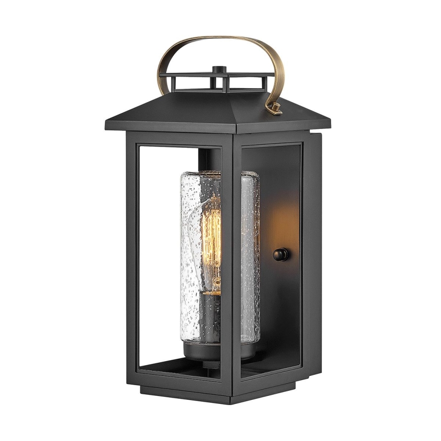 Quintiesse - välisseinavalgusti ATWATER S 1xE27/60W/230V IP44 must