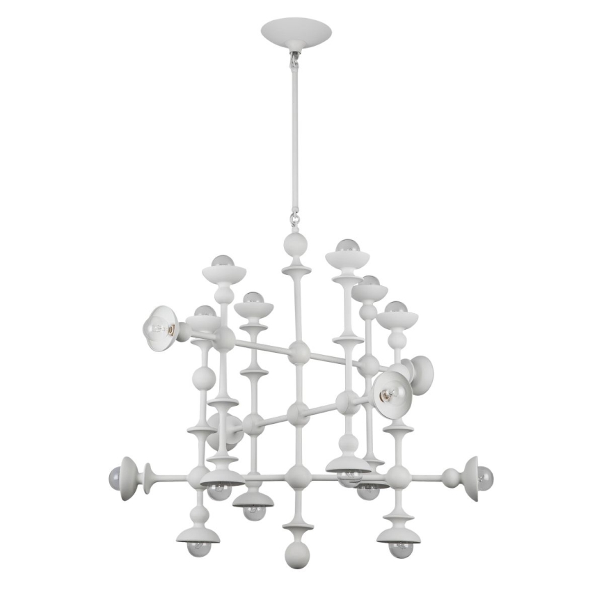 Quintiesse - Varrega lühter CADENCE 18xE14/40W/230V valge
