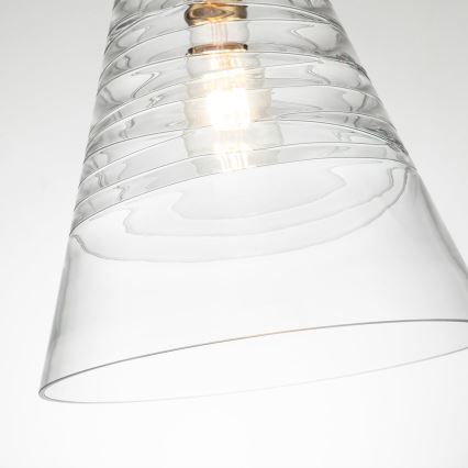 Quintiesse - ketiga ripplühter ELMORE 1xE27/60W/230V kuldne