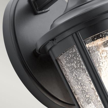 Quintiesse - Välisseinale mõeldud seinavalgusti FAIRFIELD M 1xE27/60W/230V IP44 must