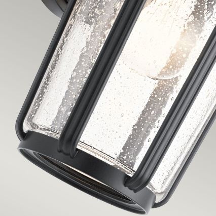 Quintiesse - Välisseinale mõeldud seinavalgusti FAIRFIELD M 1xE27/60W/230V IP44 must