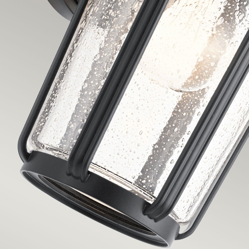 Quintiesse - Välisseinale mõeldud seinavalgusti FAIRFIELD M 1xE27/60W/230V IP44 must