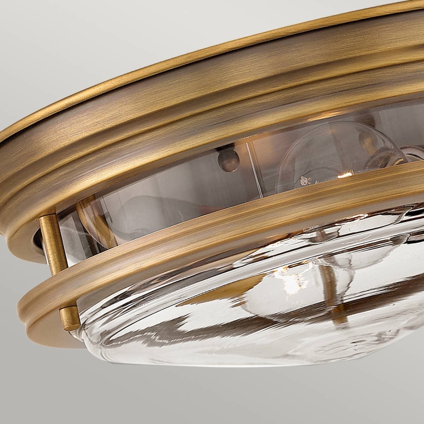 Quintiesse - Välilaevalgusti HADRIAN 2xE27/40W/230V läbimõõt 30,5 cm IP44 pronksviimistlusega