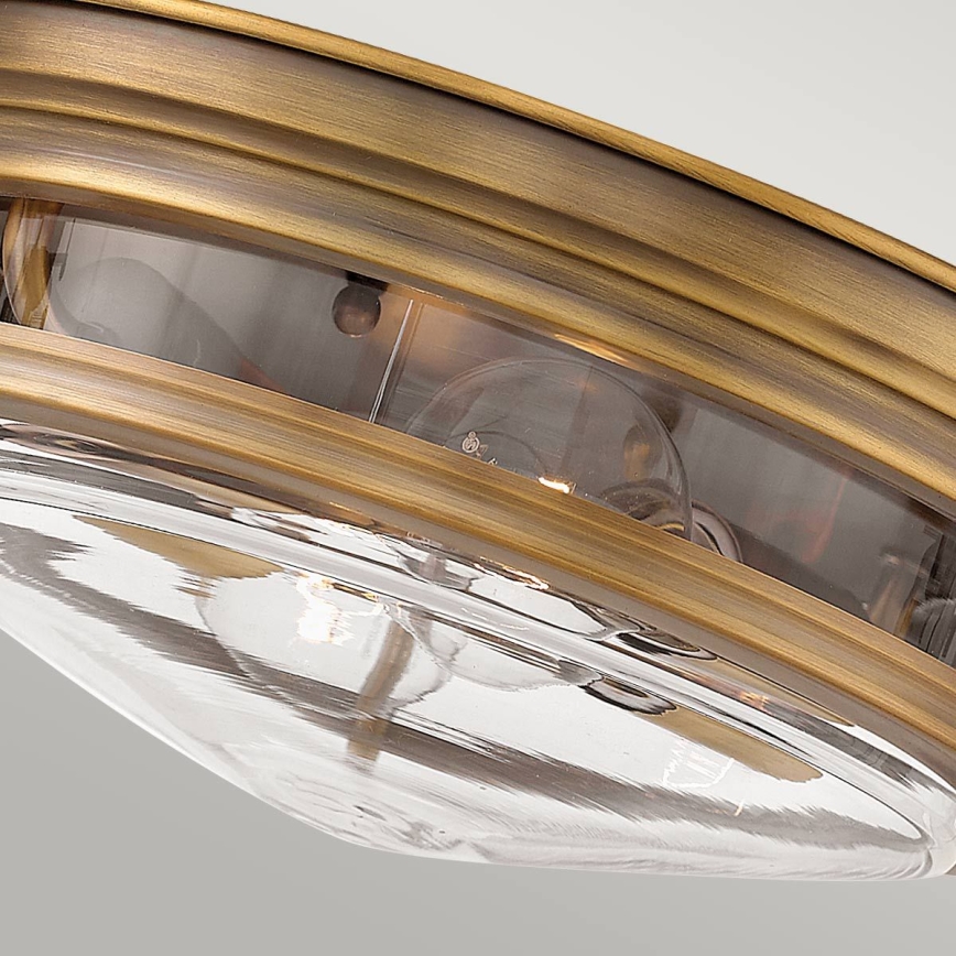 Quintiesse - Välilaevalgusti HADRIAN 2xE27/40W/230V läbimõõt 30,5 cm IP44 pronksviimistlusega