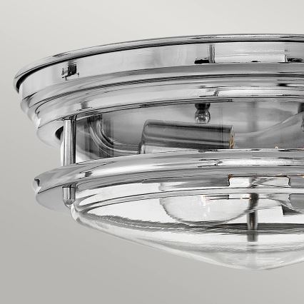 Quintiesse - HADRIAN välisvalgusti laele 2xE27/40W/230V Ø 27,8 cm IP44 läikiv kroom
