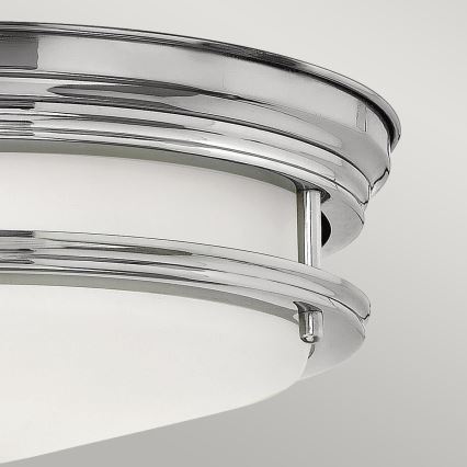 Quintiesse - Välistingimuste laevalgusti HADRIAN 2xE27/40W/230V läbimõõt 27,8 cm IP44 läikiv kroom