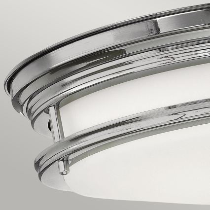 Quintiesse - Välisvalgusti postivalgusti HADRIAN 2xE27/40W/230V, läbimõõt 27,8 cm, IP44, läikiv kroom