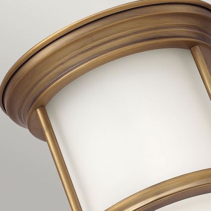 Quintiesse - Välislaelamp HADRIAN 1xE27/60W/230V läbimõõt 16,8 cm IP44 kuldne