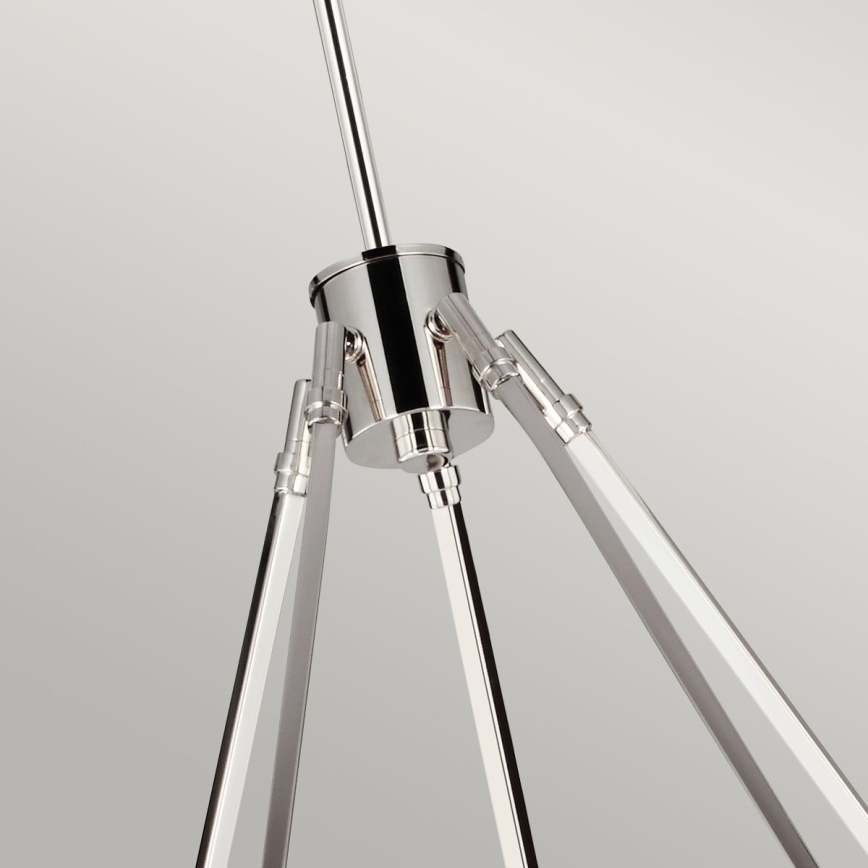 Quintiesse - HARPER varrega lühter 5xE14/60W/230V läbimõõt 77,5 cm läikiv kroom/suitsune