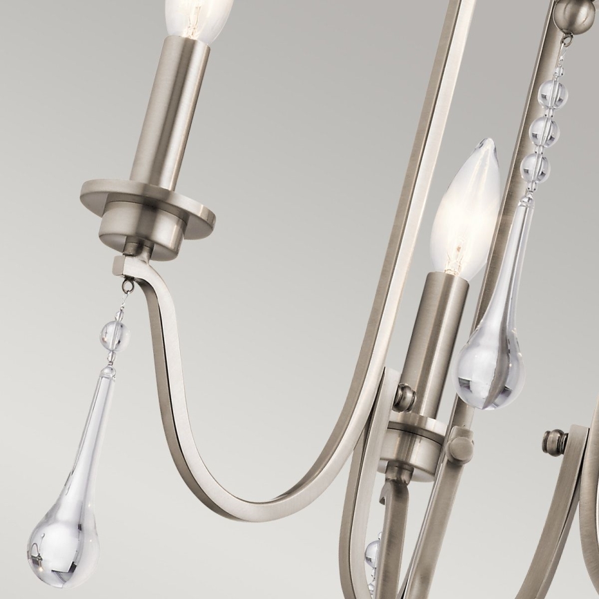 Quintiesse - varrega lühter KARLEE 3xE14/60W/230V, läbimõõt 45,7 cm, mattkroom