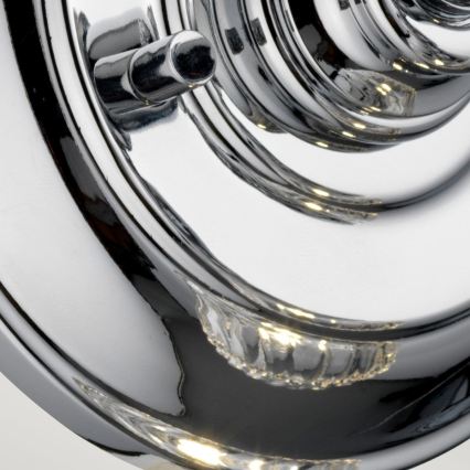 Quintiesse - LED-vannitoa seinavalgusti KEYNES 1xG9/3W/230V IP44 läikiv kroom