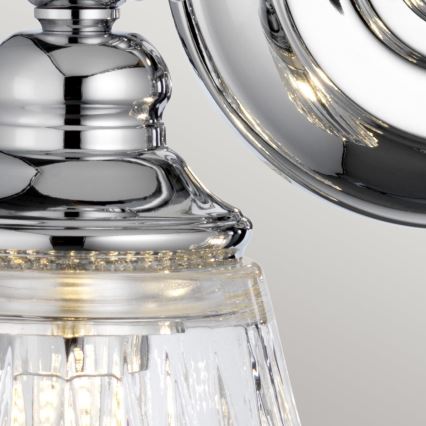 Quintiesse - LED vannitoa seinavalgusti KEYNES 2xG9/3W/230V IP44 läikiv kroom