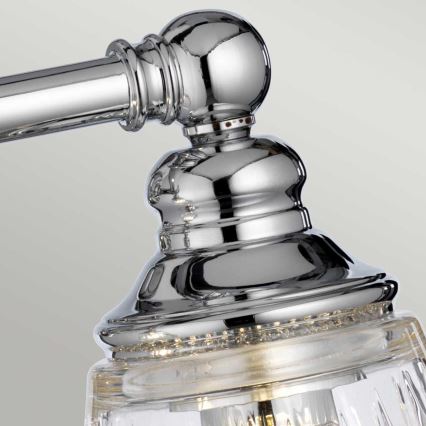 Quintiesse - LED vannitoa seinavalgusti KEYNES 2xG9/3W/230V IP44 läikiv kroom