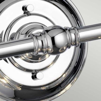 Quintiesse - LED vannitoa seinavalgusti KEYNES 2xG9/3W/230V IP44 läikiv kroom