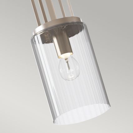Quintiesse - Ripplamp varrega KIMROSE 1xE27/60W/230V, läbimõõt 17,8 cm, läikiv kroom