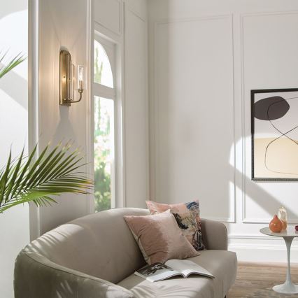 Quintiesse - Seinalamp KIMROSE 1xE14/40W/230V kuldne