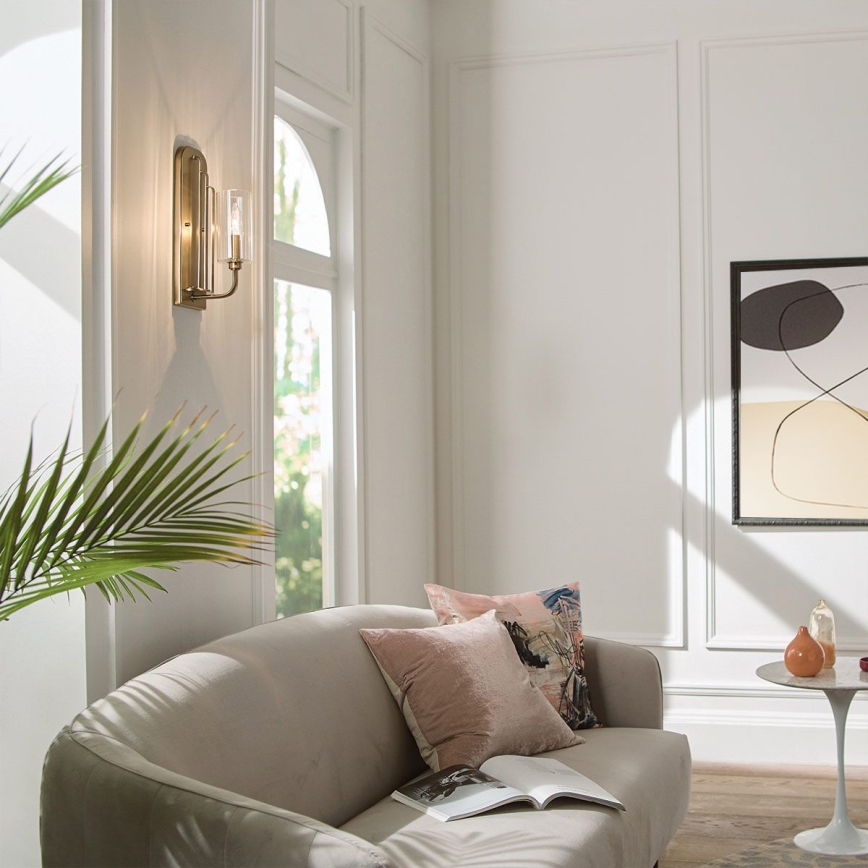 Quintiesse - Seinalamp KIMROSE 1xE14/40W/230V kuldne