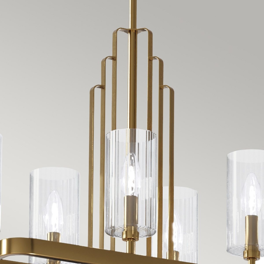 Quintiesse - vardaga lühter KIMROSE 10xE14/40W/230V kuldne