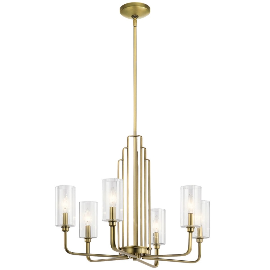 Quintiesse - varrega lühter KIMROSE 6xE14/40W/230V läbimõõt 68,6 cm kuldne