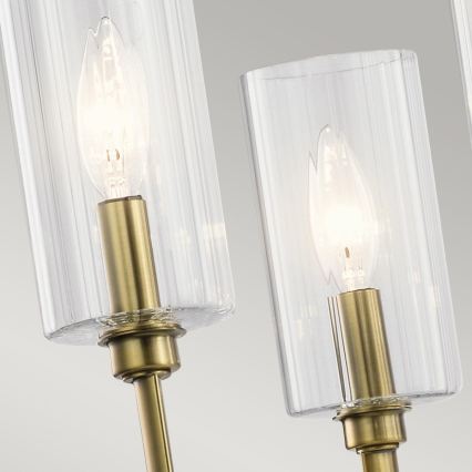 Quintiesse - varrega lühter KIMROSE 6xE14/40W/230V läbimõõt 68,6 cm kuldne