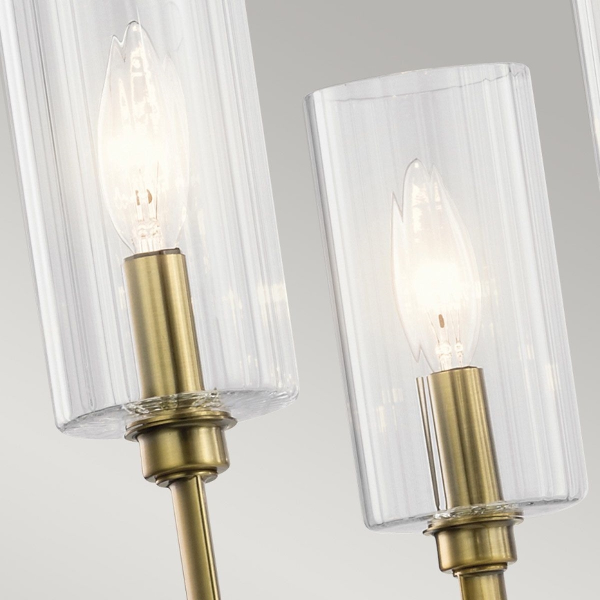 Quintiesse - varrega lühter KIMROSE 6xE14/40W/230V läbimõõt 68,6 cm kuldne