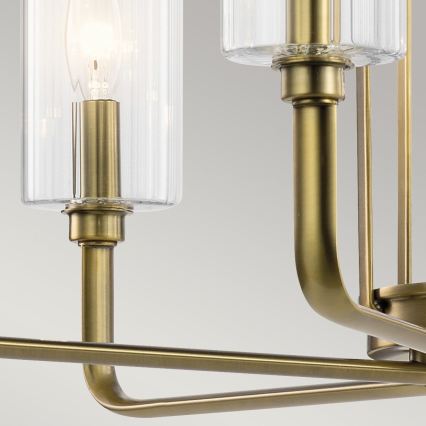 Quintiesse - varrega lühter KIMROSE 6xE14/40W/230V läbimõõt 68,6 cm kuldne