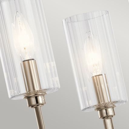 Quintiesse - Lühter varrega KIMROSE 6xE14/40W/230V läbimõõt 68,6 cm läikiv kroom