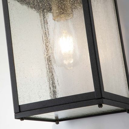 Quintiesse - Välisseinavalgusti LAHDEN M 1xE27/60W/230V IP44 must/kuldne