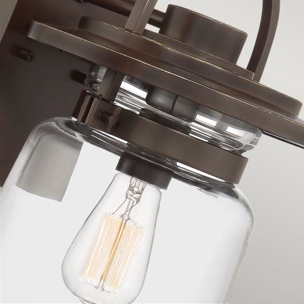 Quintiesse - Välisseinavalgusti LASALLE M 1xE27/60W/230V IP44 pronksivärvi