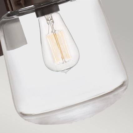 Quintiesse - Välisseinavalgusti LASALLE M 1xE27/60W/230V IP44 pronksivärvi