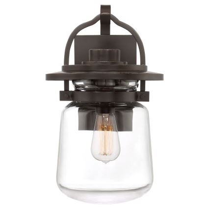 Quintiesse - Välisseinavalgusti LASALLE M 1xE27/60W/230V IP44 pronksivärvi