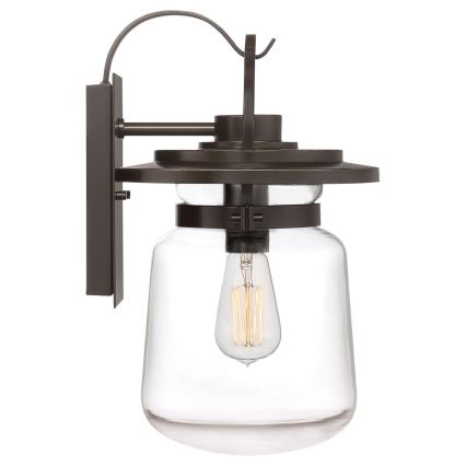 Quintiesse - Välisseinavalgusti LASALLE M 1xE27/60W/230V IP44 pronksivärvi