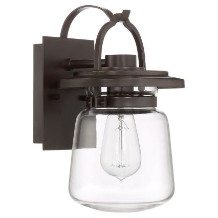 Quintiesse - Välisseinavalgusti LASALLE S 1xE27/60W/230V IP44 pronksne