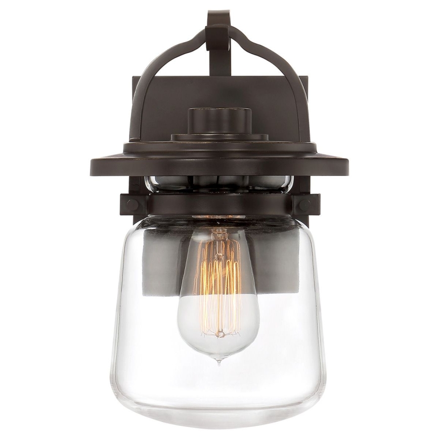 Quintiesse - Välisseinavalgusti LASALLE S 1xE27/60W/230V IP44 pronksne