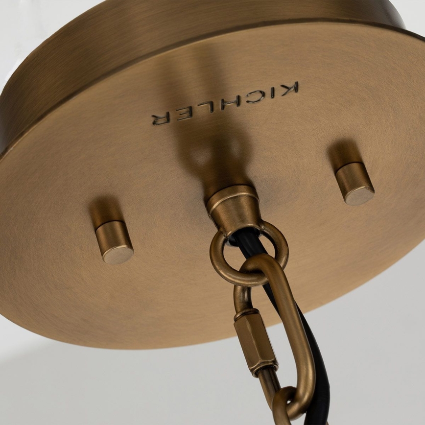 Quintiesse - Varrega lühter LINARA 1xE27/60W/230V läbimõõt 15,2 cm must/kuldne