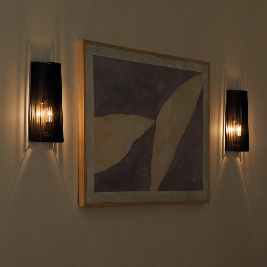 Quintiesse - Seinavalgusti LINARA 1xE27/60W/230V must/kuldne