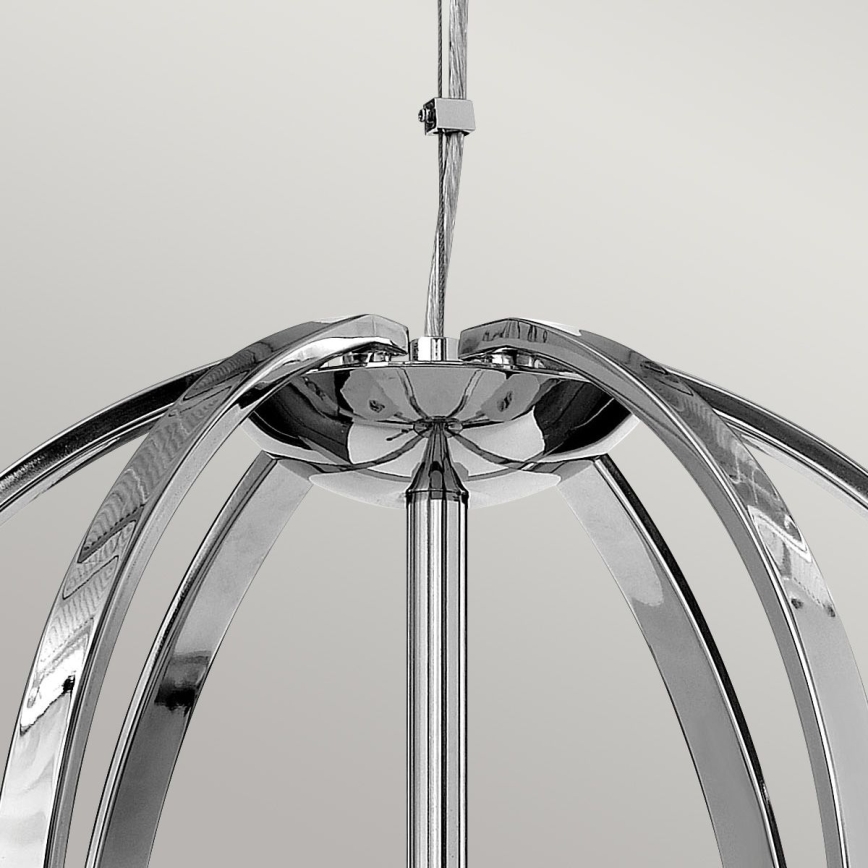 Quintiesse - LED rippvalgusti kaablil MONDO 3xG9/3W/230V läbimõõt 45,7 cm läikiv kroom